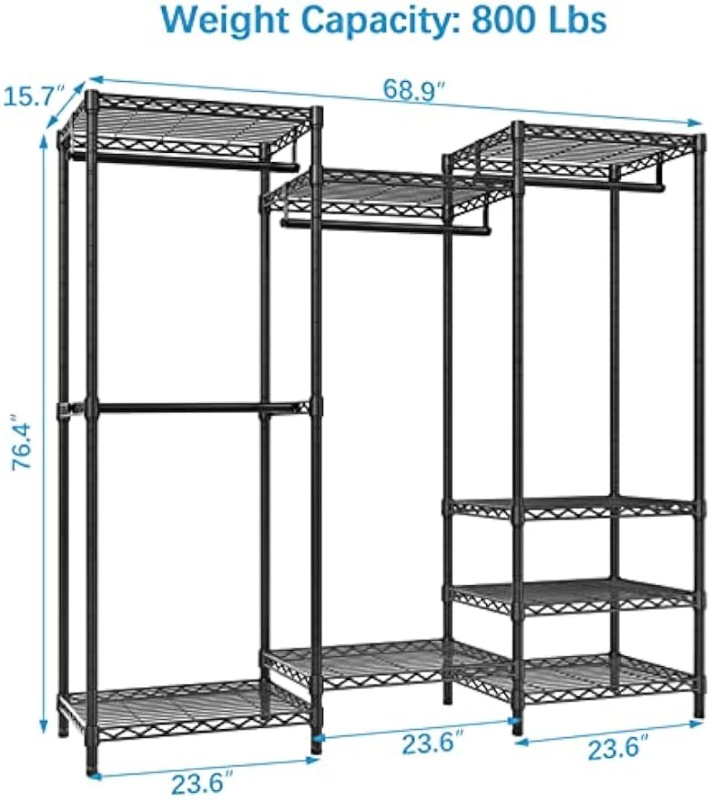 Title 5, VIPEK-Portable Closet Wardrobe, Heavy Duty Clot...