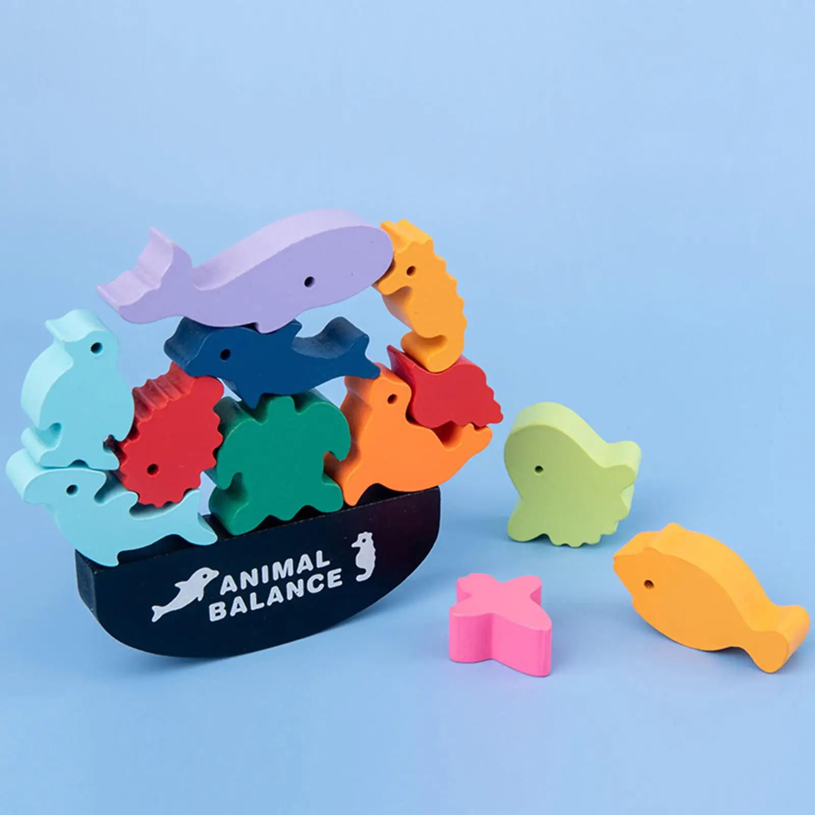 Stacking  game blocks Educational Toys  Coordination Parent-Children Interactive Toys Animal Toys Balance Game for Girls Kids