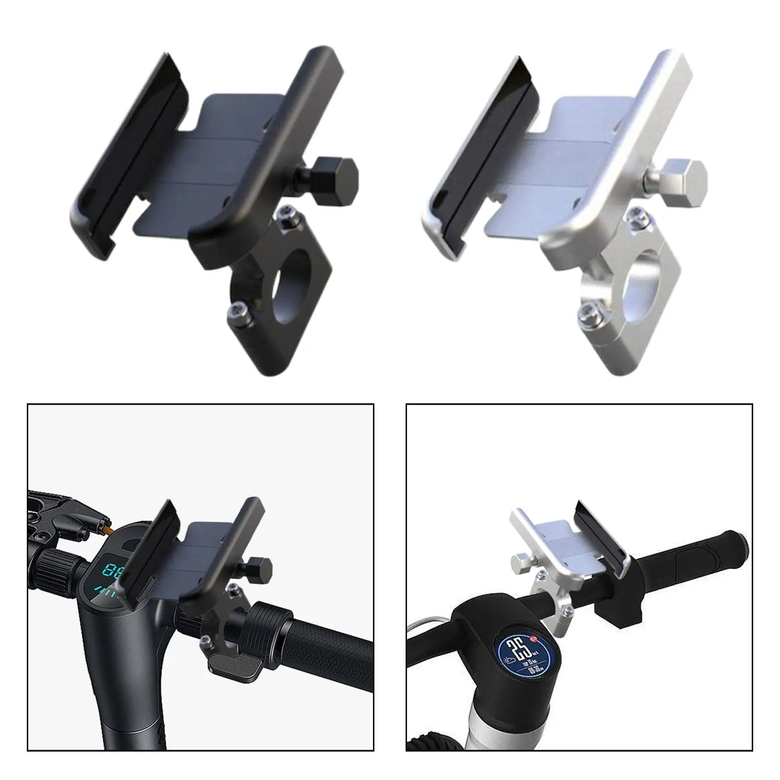 Motorcycle Phone Holder Durable Stable for Snowmobile Motorcycle Accessories