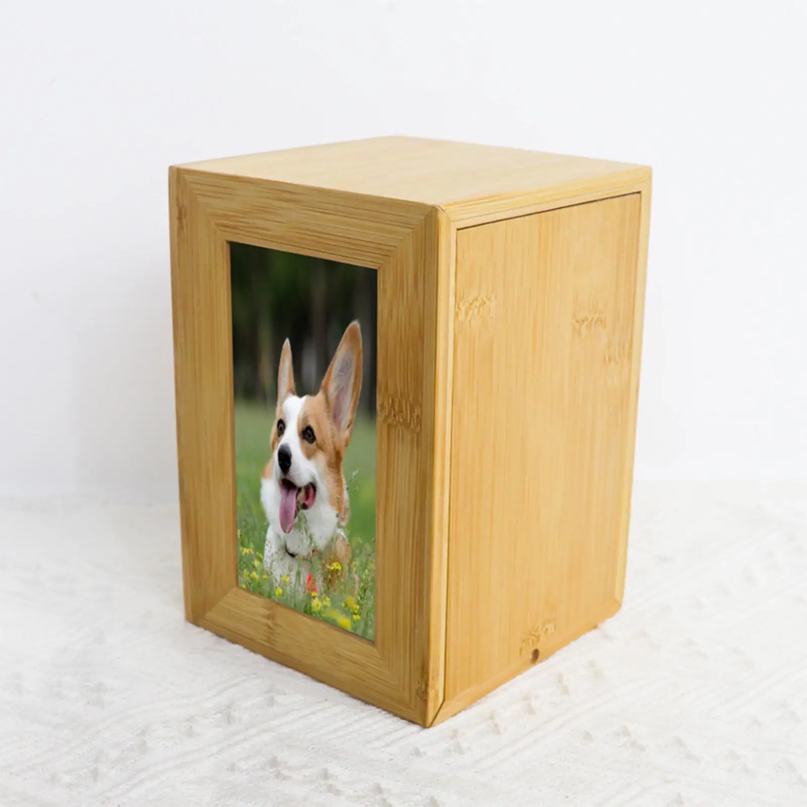 Wooden Pet Urns Sympathy Keepsake Case Memory Storage Organizer Small Animal
