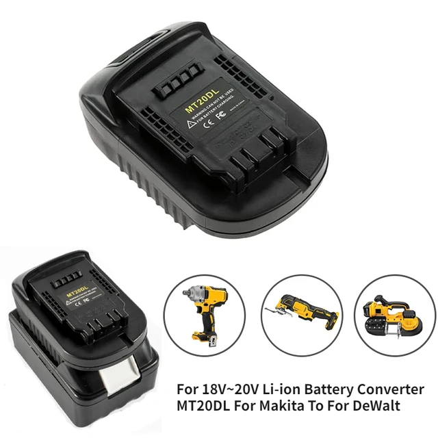 Battery Adapter For Dewalt 18v 20v Lithium Battery Converted To