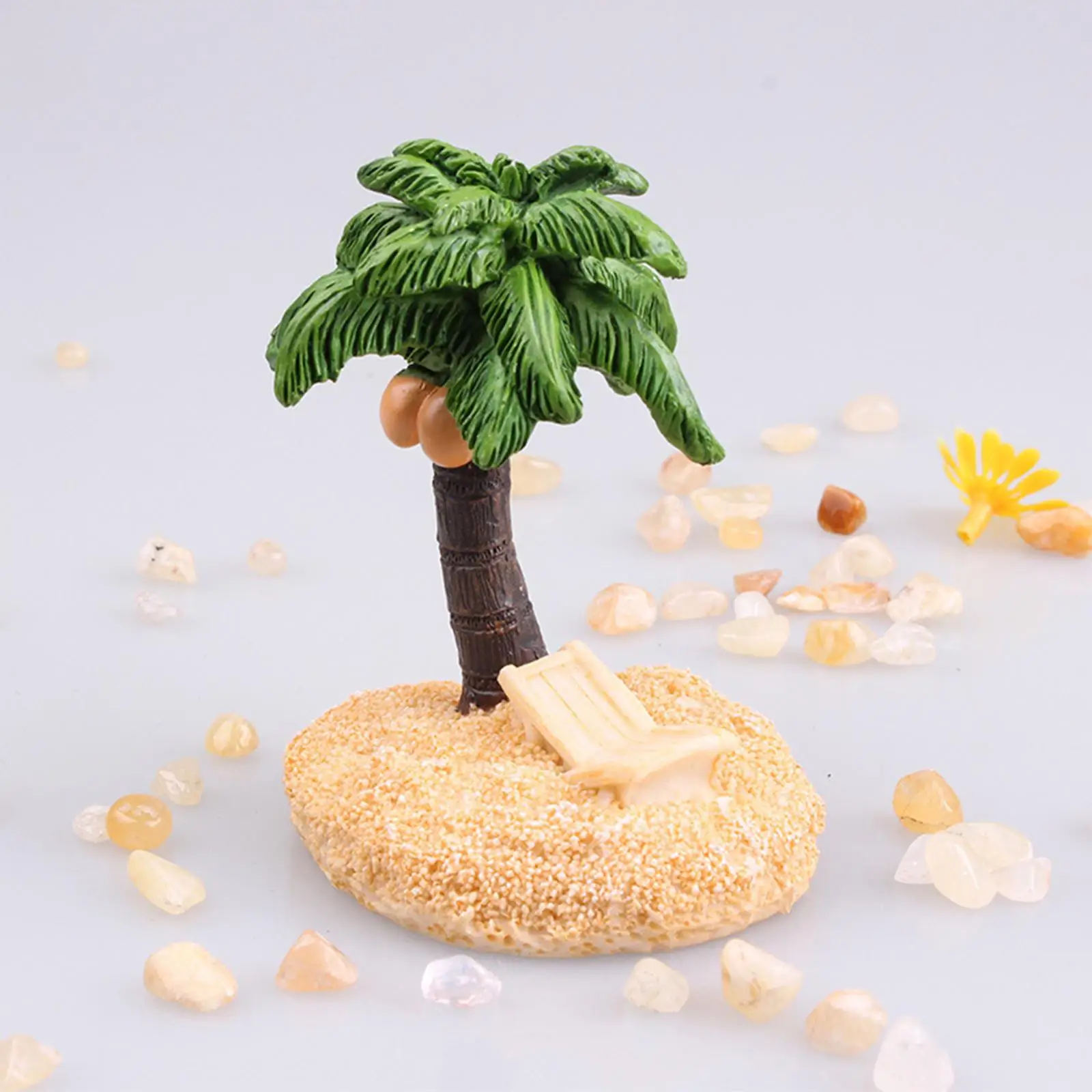 Mini Coconut Tree Decorative Artificial Plants Decoration for Cake Topper