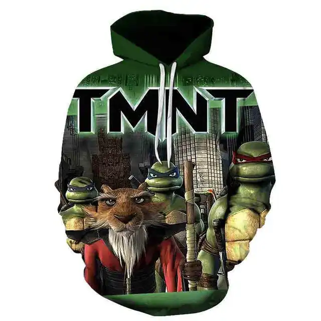 New Teenage Mutant Ninja Turtles Hoodie TMNT 3D Digital Print 