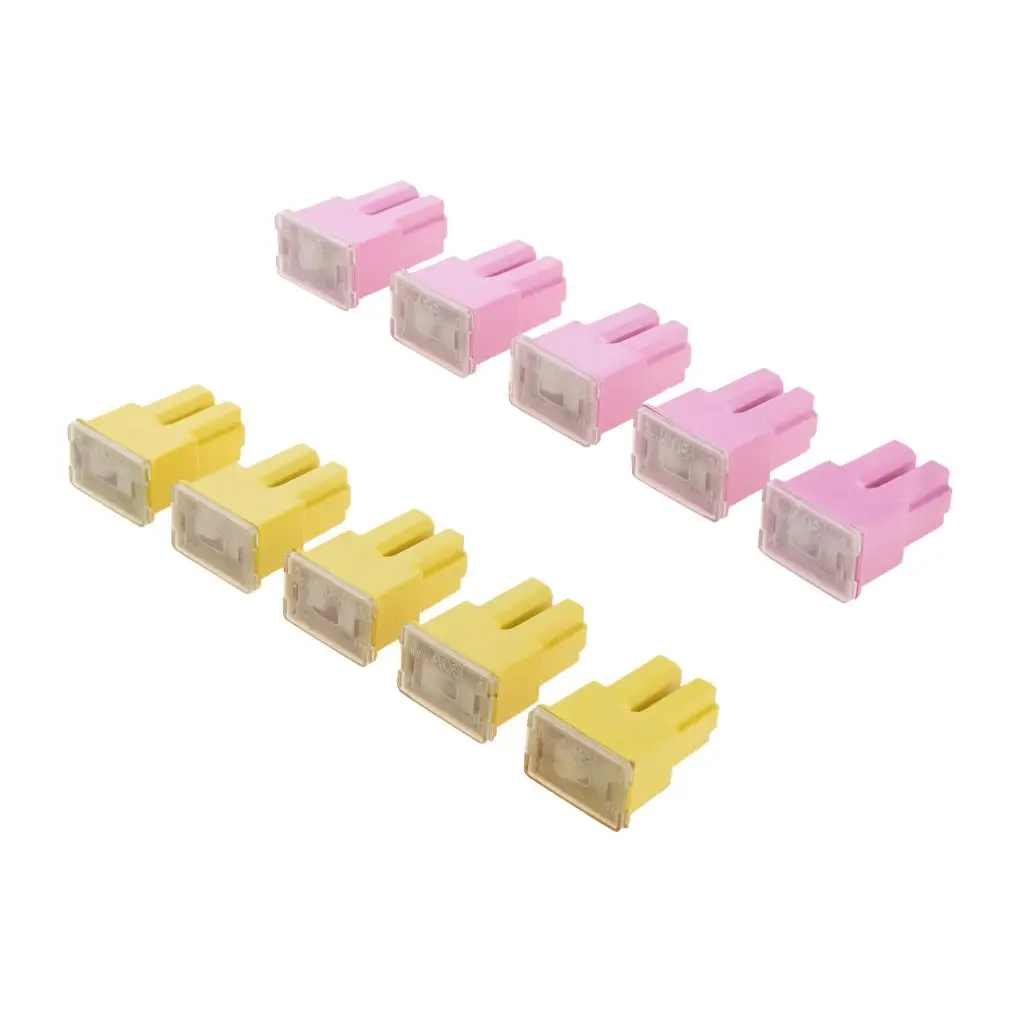 10 Pieces Car FLF-S Standard Female  Cartridge Fuses 30A+60A 32V