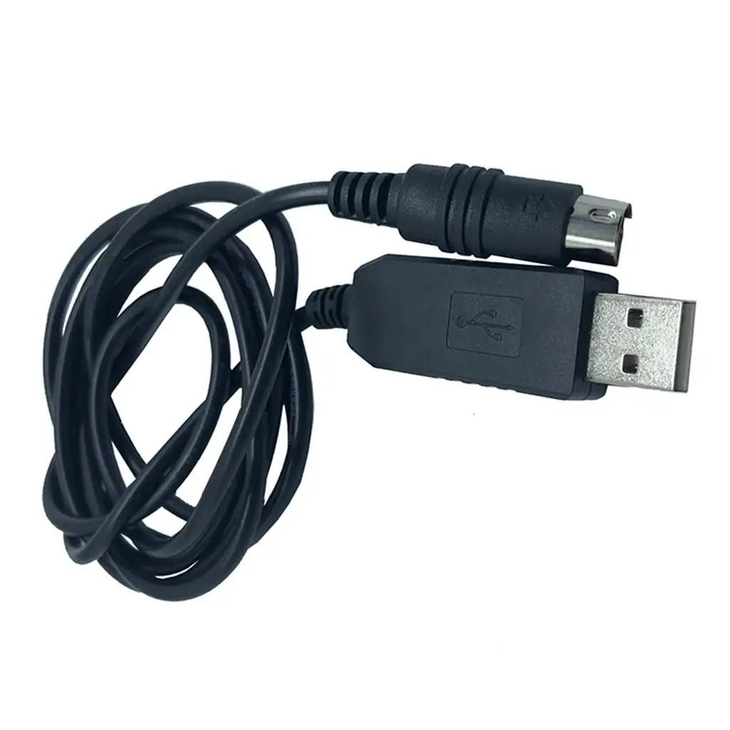 LD-C105 1.5m USB to GATTO Din6 Programmed Cable for  TS-440  TS-680