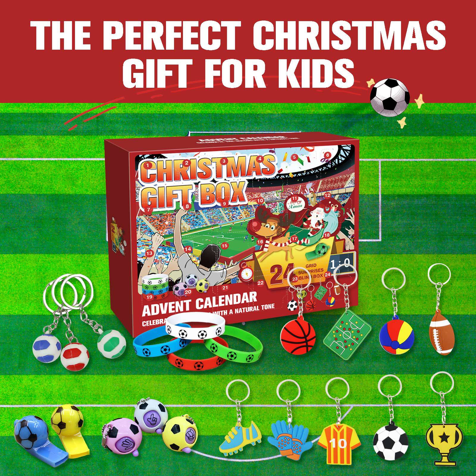 World Cup 2022 Christmas Advent Calendar Football Toys Advent Calendar 
