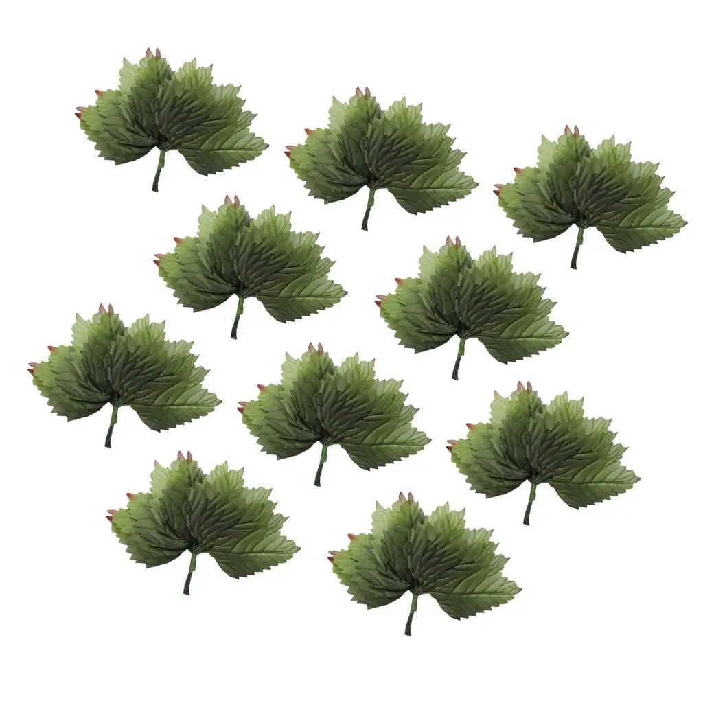 120x Artificial  Plant Leaves Christmas Tree For  Wreath Party Decor