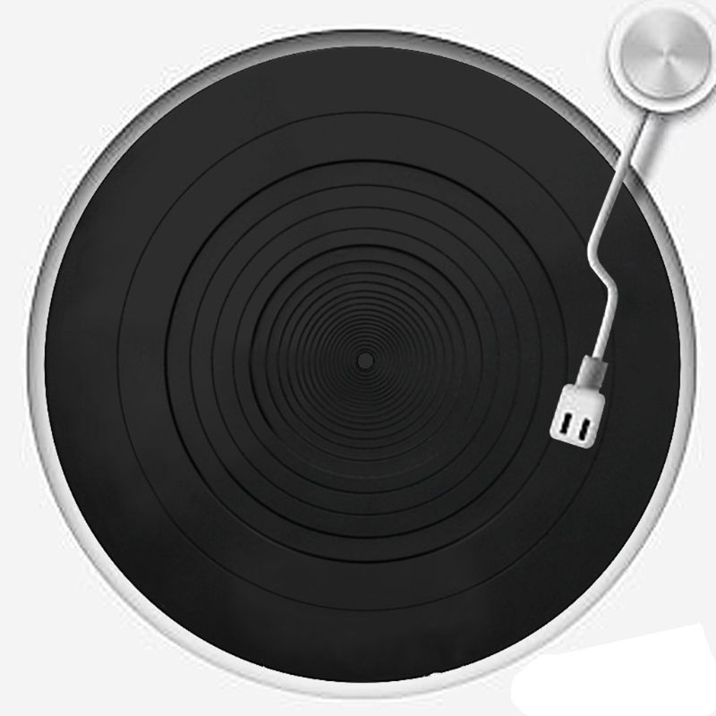 Title 4, Record Mat Turntable Platter Mat Rubber Silicon...