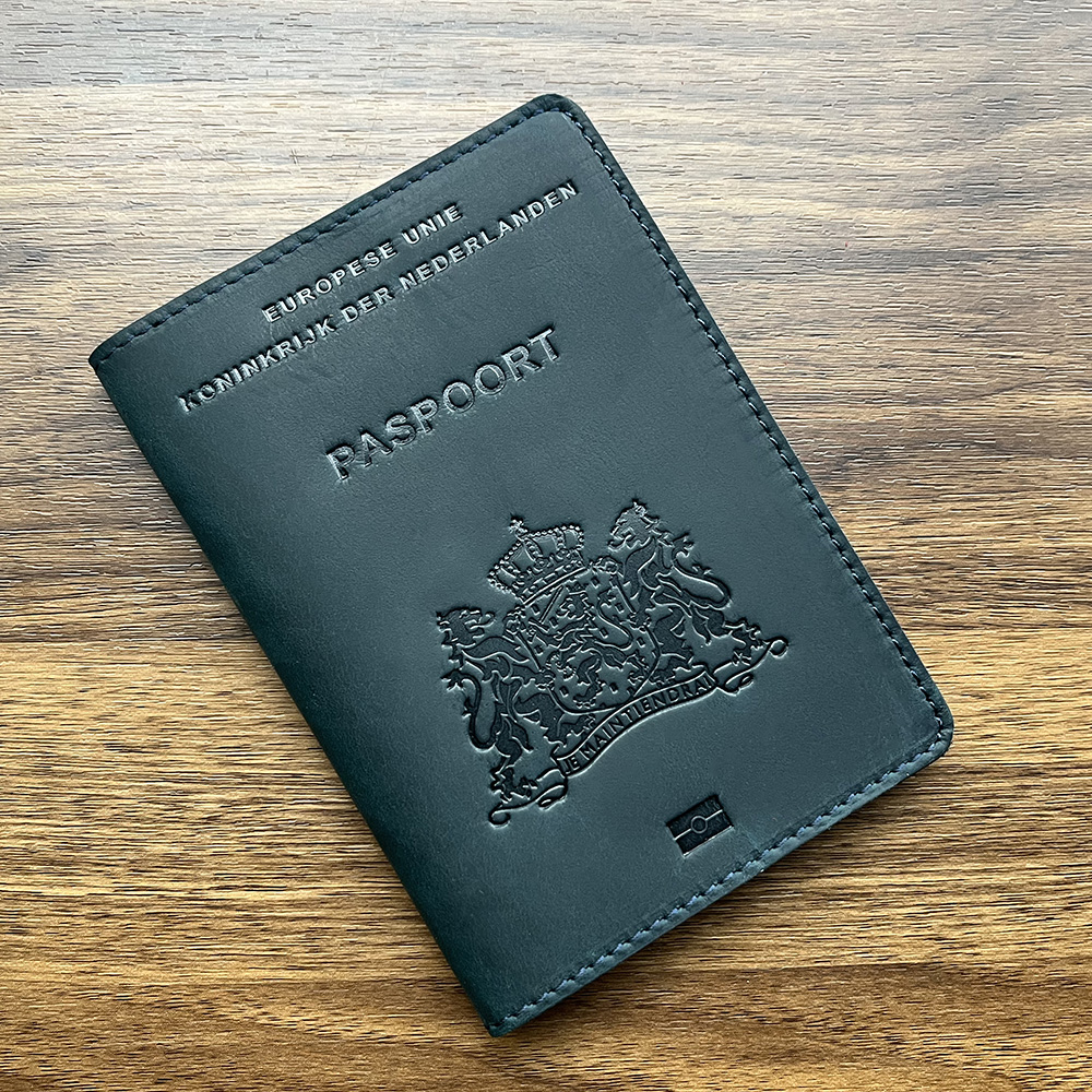 Leder Nederlands Passport Cover Men Leather Travel Passport holder nederland Business Travel Paspoort Hoesje – Detail 4