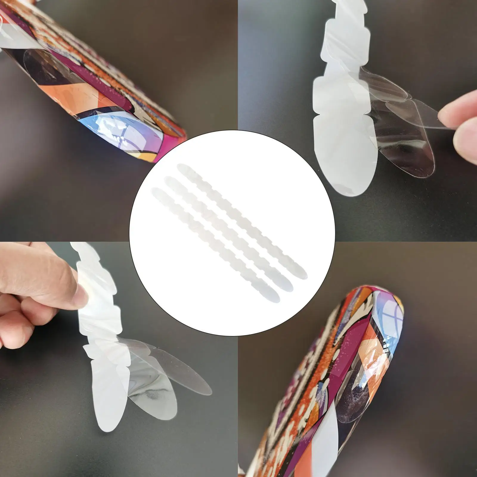 3x Tennis Racket Edge Protection Tape Self Adhesive Racket Accessories Tennis
