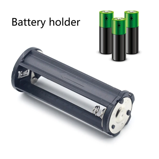 Flashlight Battery 3 AAA Plastic Battery Holder Unit for LED