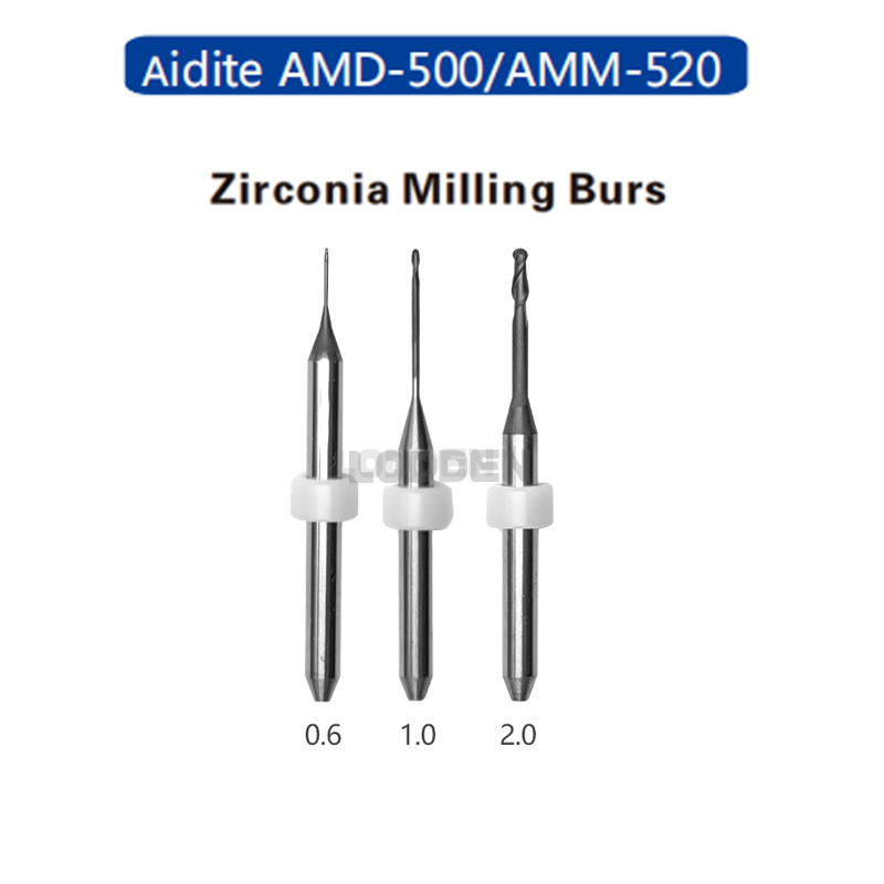 Best of Dental Lab Zirconia For Aidite AMD-500 AMM-520 Machines PRECISION TOOL Milling Burs-Cutting Overall Length 50mm D4 DC CAD CAM Reviews & Tips - Image 2