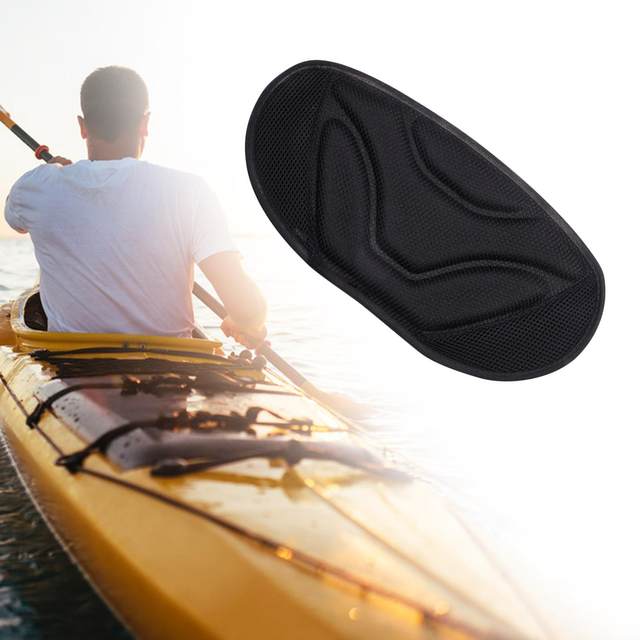 Kayak Seat Cushion Pad,kayak Seat Cushion Kayaks Boats,boat Seat,seat Pad  Cushion Thicken Soft Canoe Fishing Boat Sit Seat Cushion Pad(1pc, Blac -t