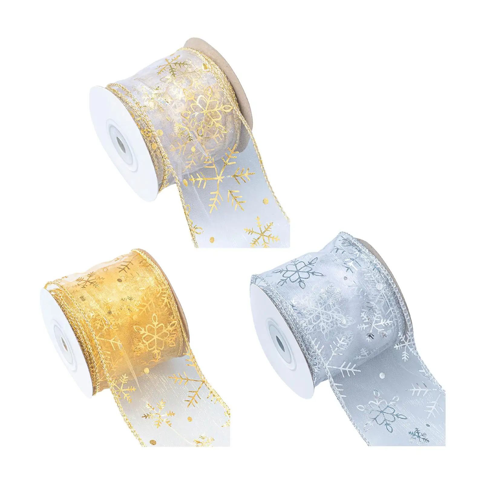 Christmas Ribbon Decorative 9M Accessory Christmas Patterned Wrapping Ribbon
