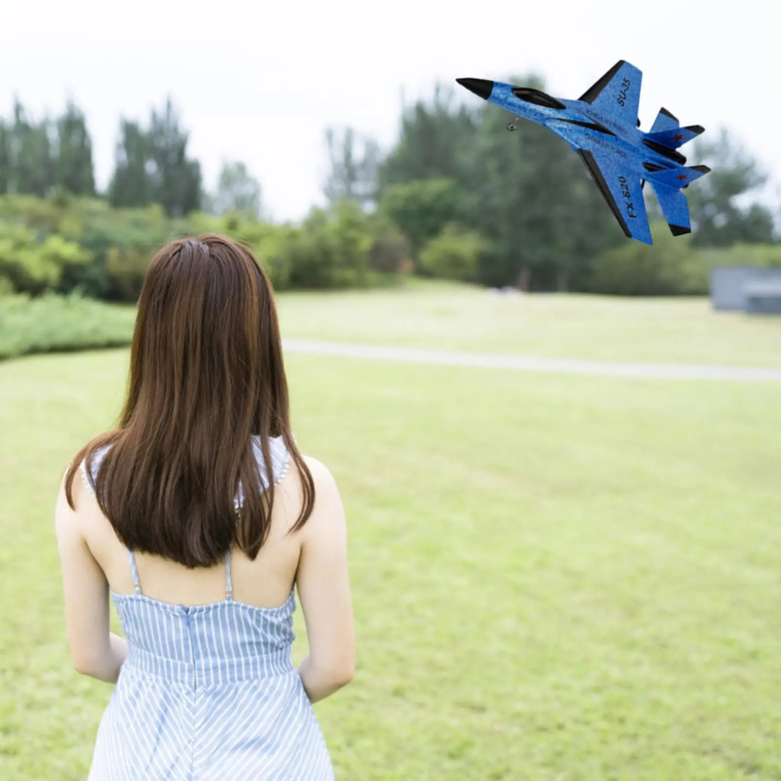 2.4G Remote Control Airplane Lightweight Outdoor Toy RC Plane for Adults