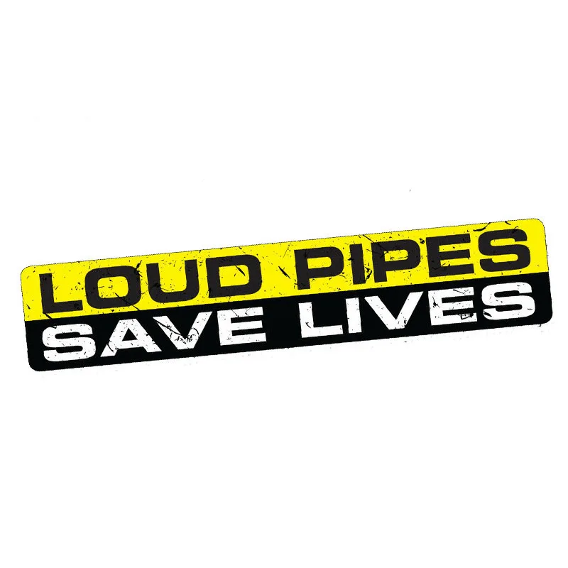 custom decals for trucks 1 Piece 15cm x 3cm LOUD PIPES SAVE LIVES Sticker Decal Car Styling Exhaust Chopper DIY Waterproof Car Stickers cute car decals