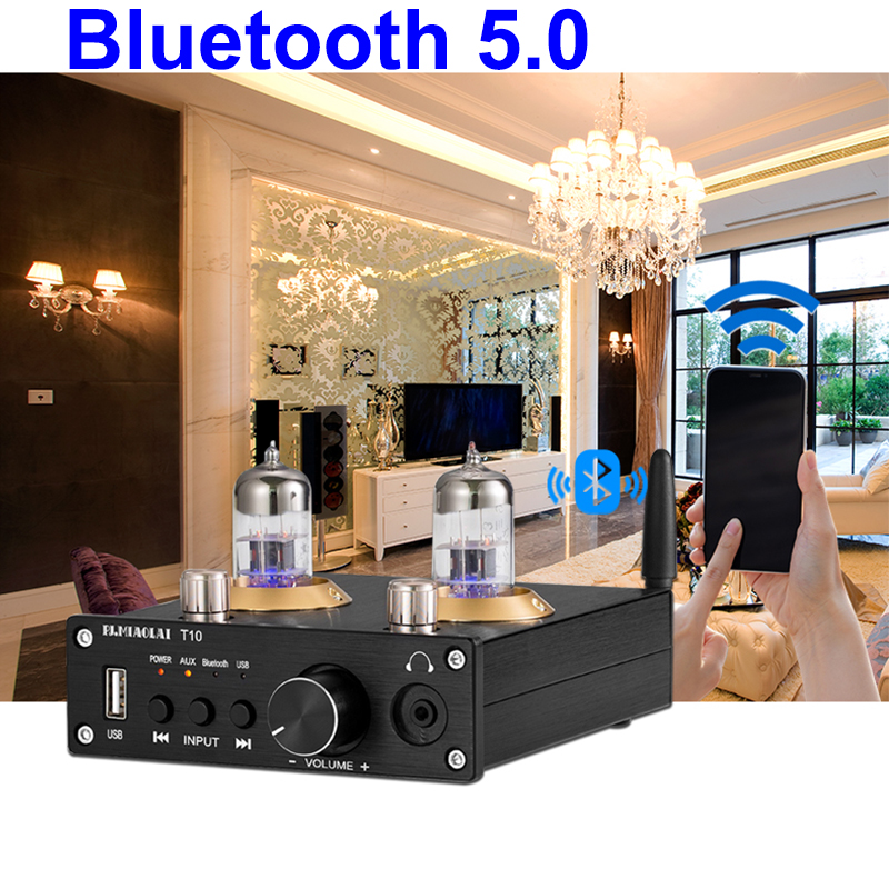 Title 5, 2*50W Bluetooth TPA3116 Audio Power Amplifier E...