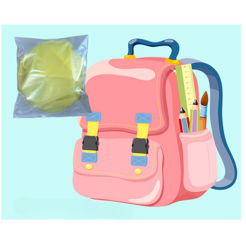 Description Picture 5 of itemCreative Kids Rain Cover Cute Cartoon Duck UFO Children's Raincoat Boys And Girls Umbrella Hat Windproof Poncho Rain Gear Hot