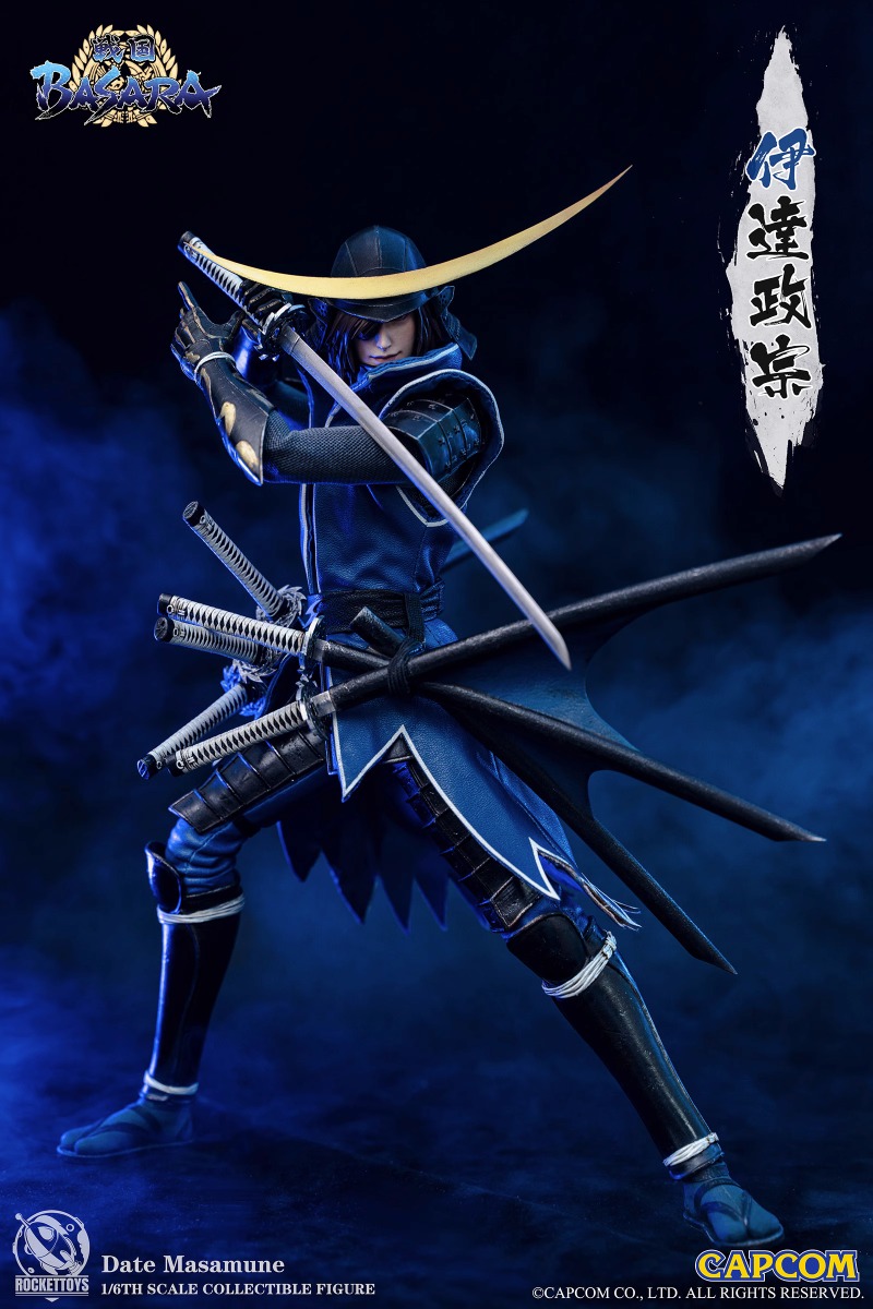 Фигурки RocketToys Sengoku Basara ROC-001 Date Masamune ROC-002 Sanada  Yukimura аниме, коллекционные игрушки