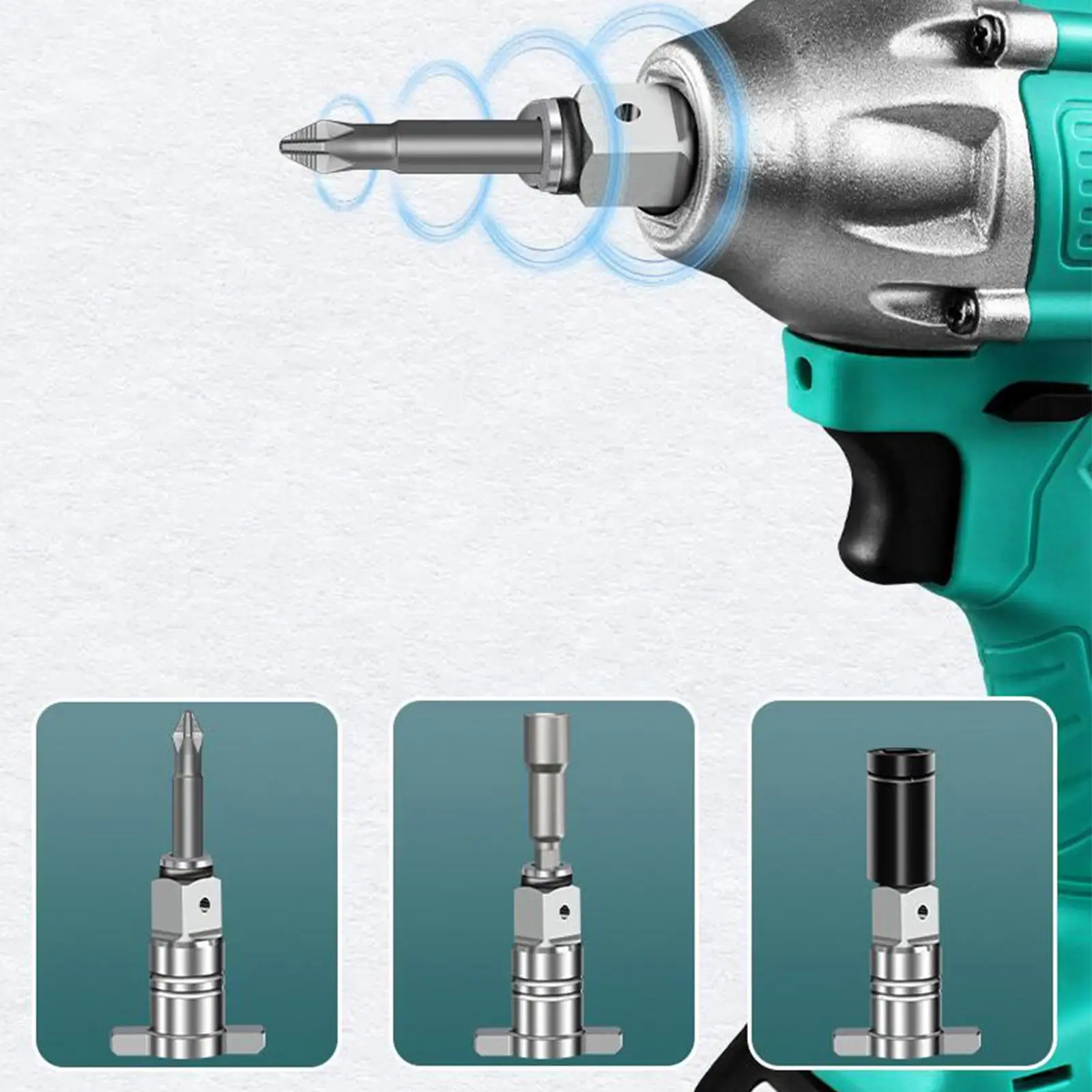 Universal Impact Wrench Shaft Dual Use Wrench Part for Electric Wrenches