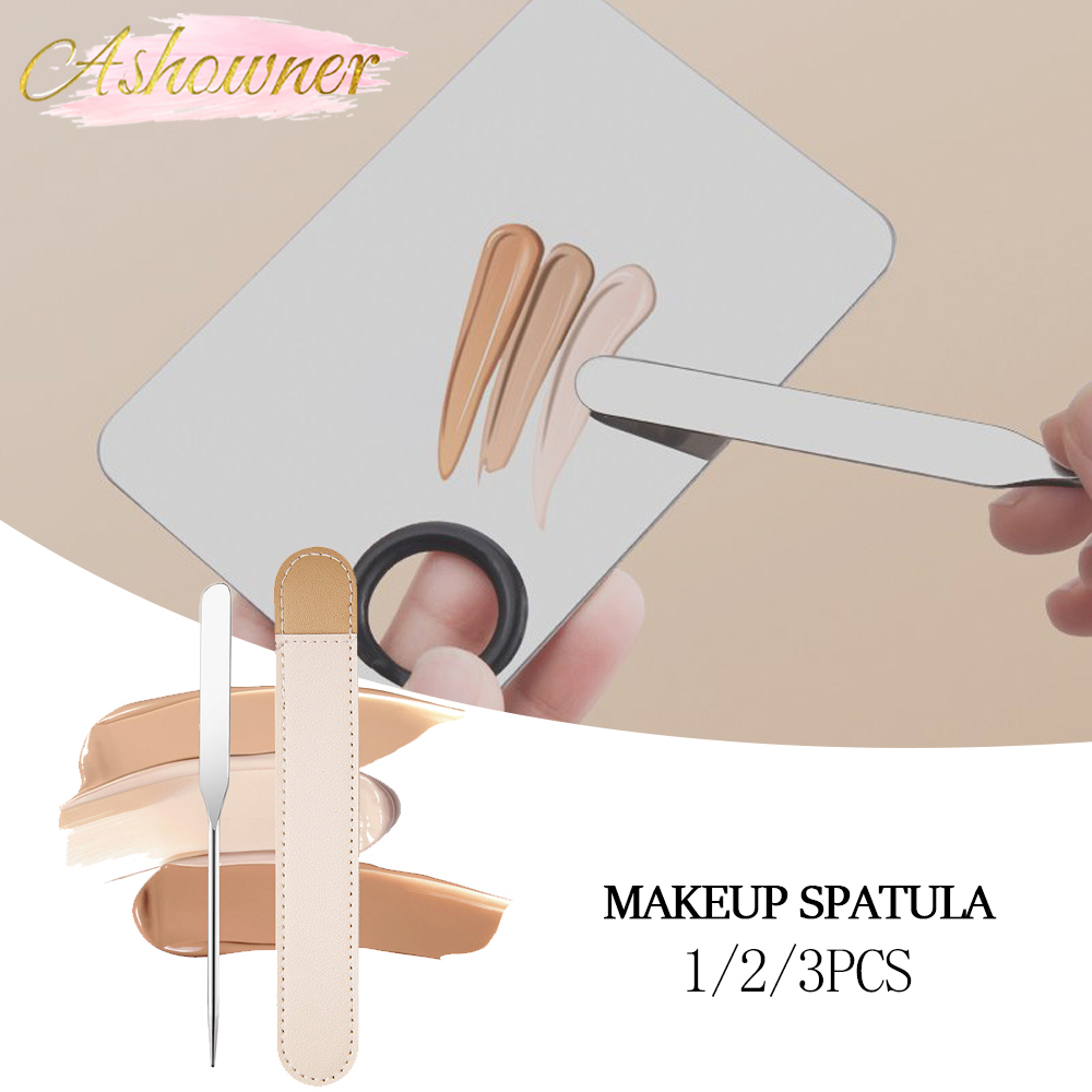 Best of Stainless Steel Makeup Spatula Mixing Stick Foundation Eye Shadow Cream Pigments Mixing Tool Cosmetic MakeUp Toning Sticks Reviews & Tips