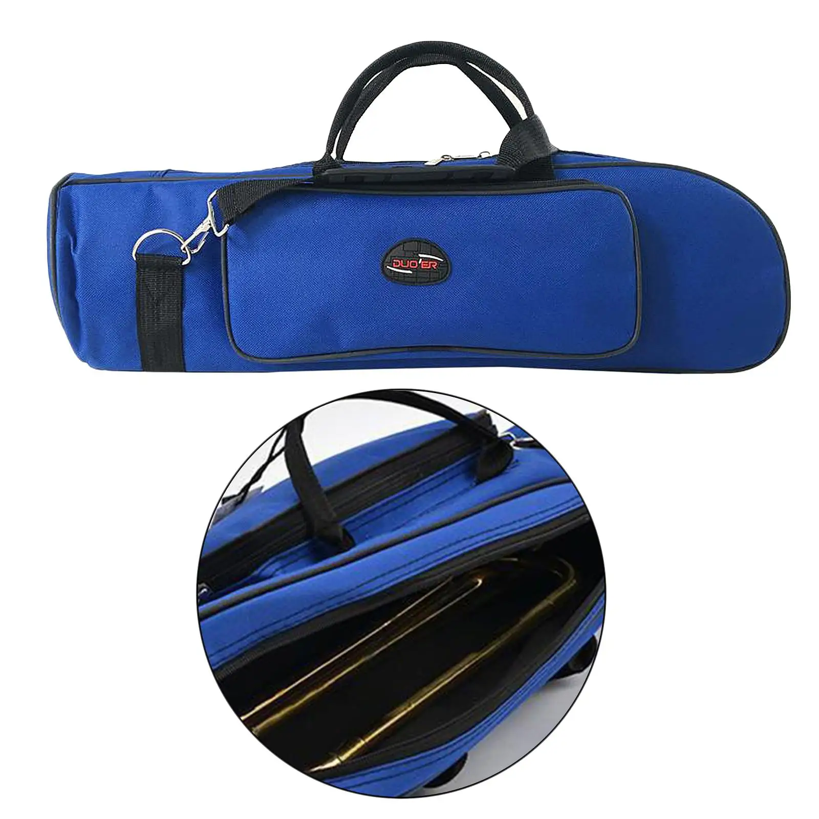 Concert Lightweight Trumpet Gig Case Oxford Cloth Zipper Shoulder Bags