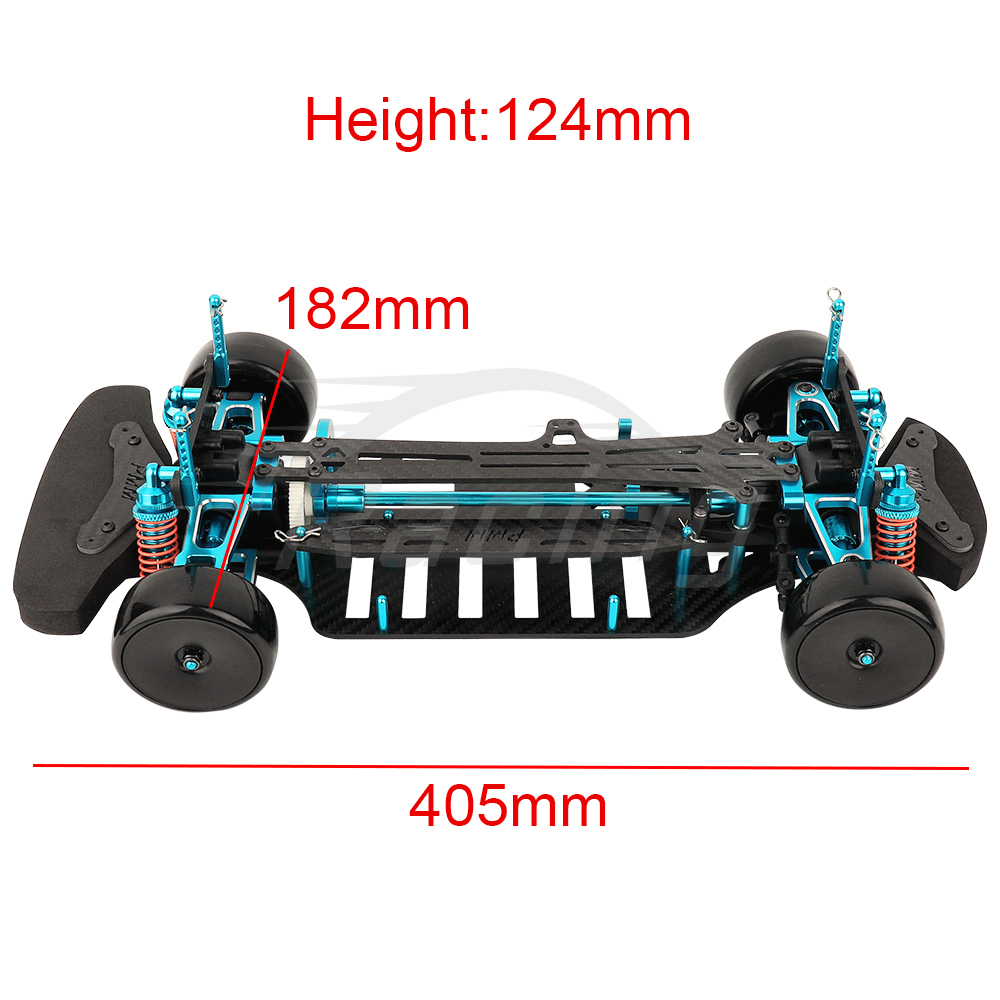 Рама из углеродного волокна и металла, шасси с амортизаторами, колеса,  ременной привод для Tamiya TT01 1/10, обновленные детали для РУ  туристических автомобилей | AliExpress