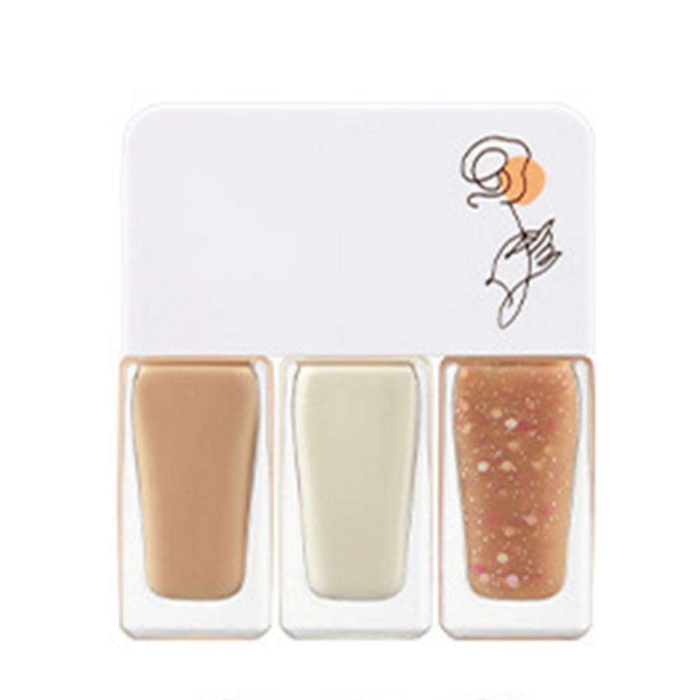 3Pcs/Set Water-Based Gel Nail Polish Set - 12g, Quick-Dry, DIY 3-in-1 Nail Art