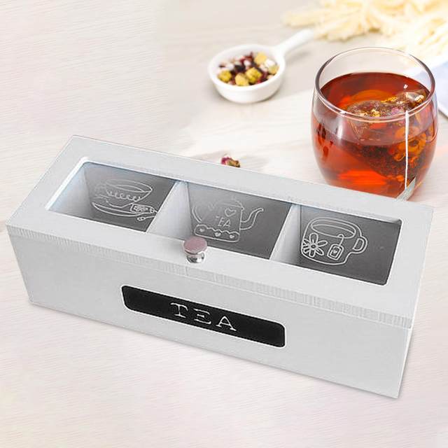 Tea Bag Organizers for Stylish Storage I mDesign