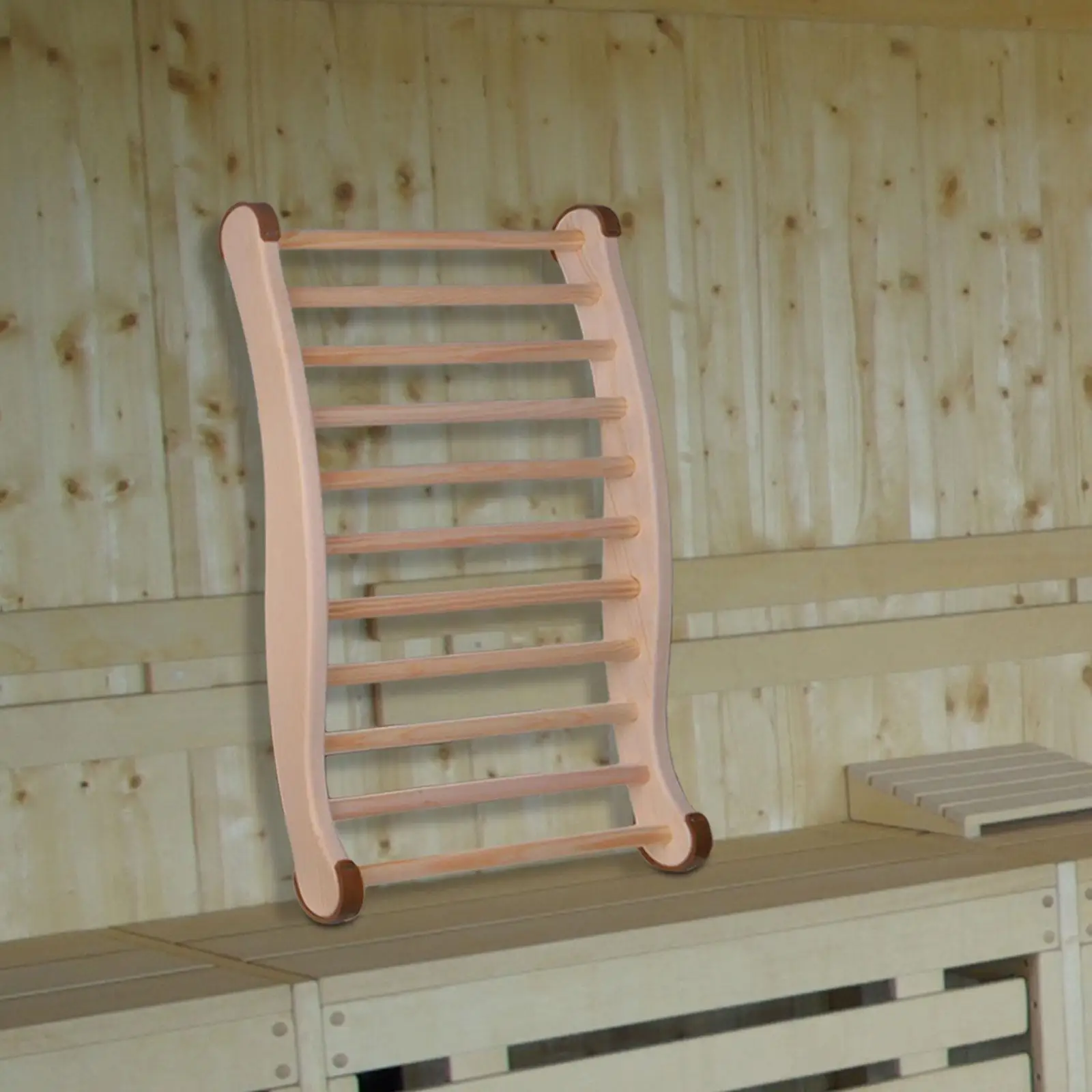 Sauna Backrest Curved Cushion Sauna Chair with Back Sauna Accessories