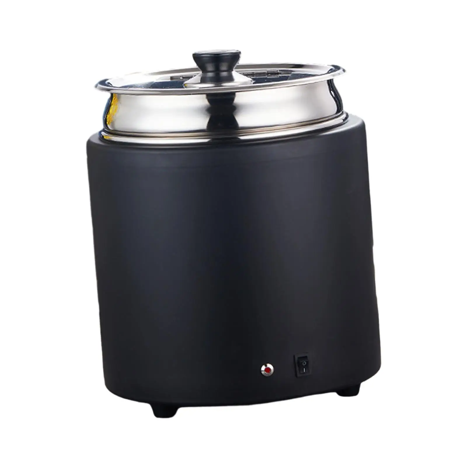 Stainless Steel Electric Soup Pot Multifunctional Kitchen Tool Insulated Warm Soup Pot for Stews Porridges Making Soups Hotel