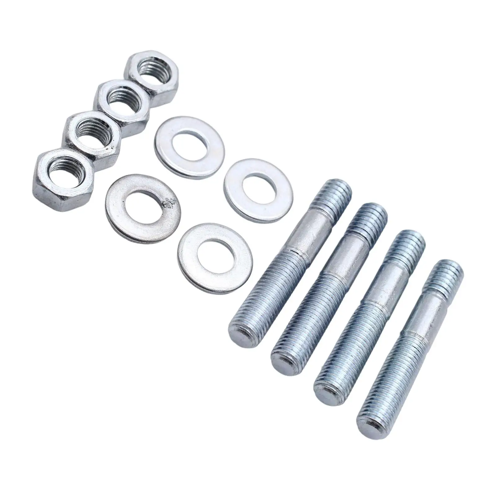 Car Carb Stud Kit Accessories 4 Studs 4 Washer Fit for