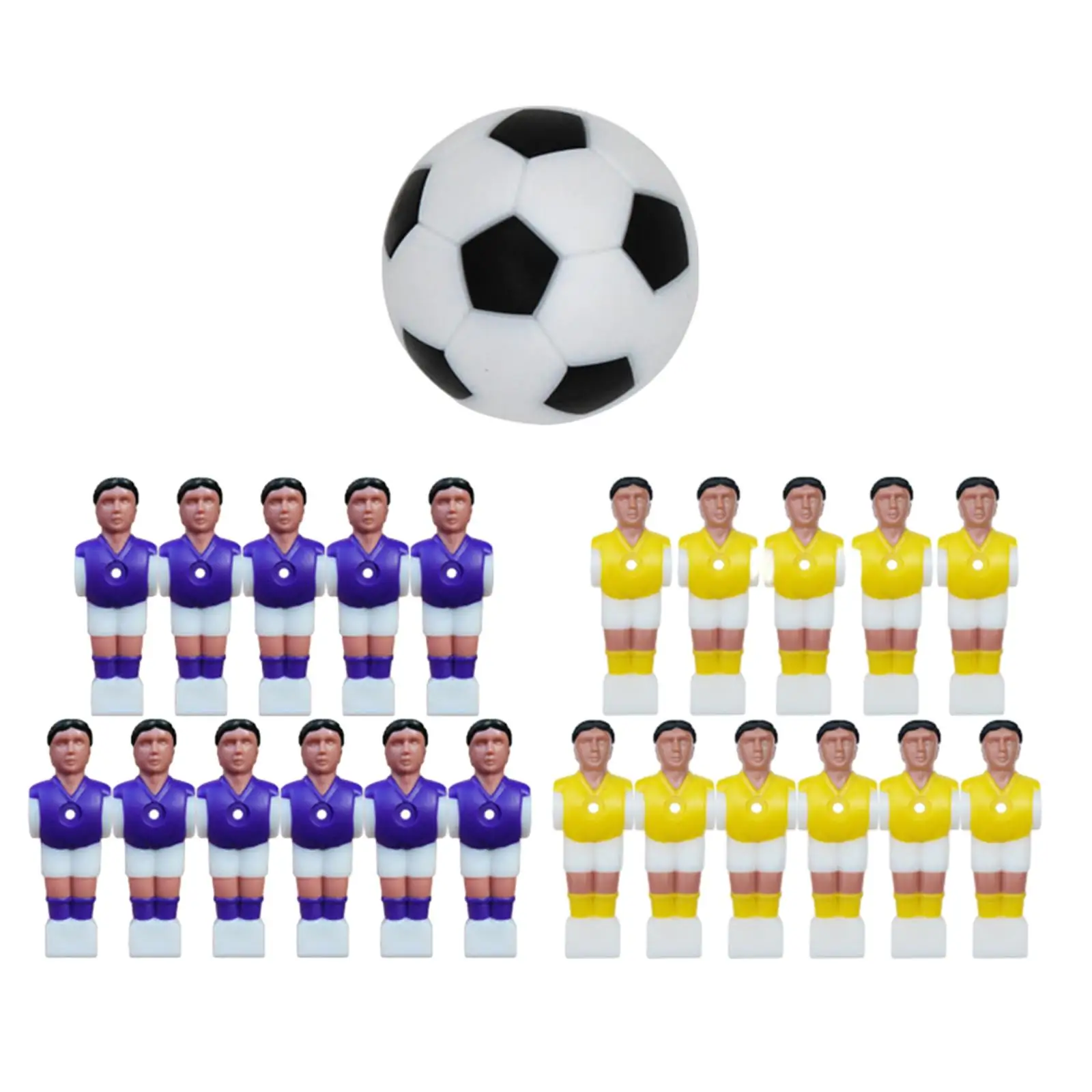Football Players Figure Model Soccer Games Player Football Players Figures Durable Foosball Table Parts Soccer Table Player