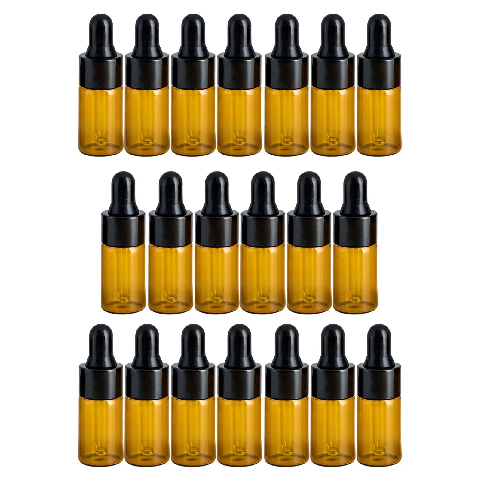 Small Dropper Bottles with Glass Eye Dropper Sample Vial for Essential Oils