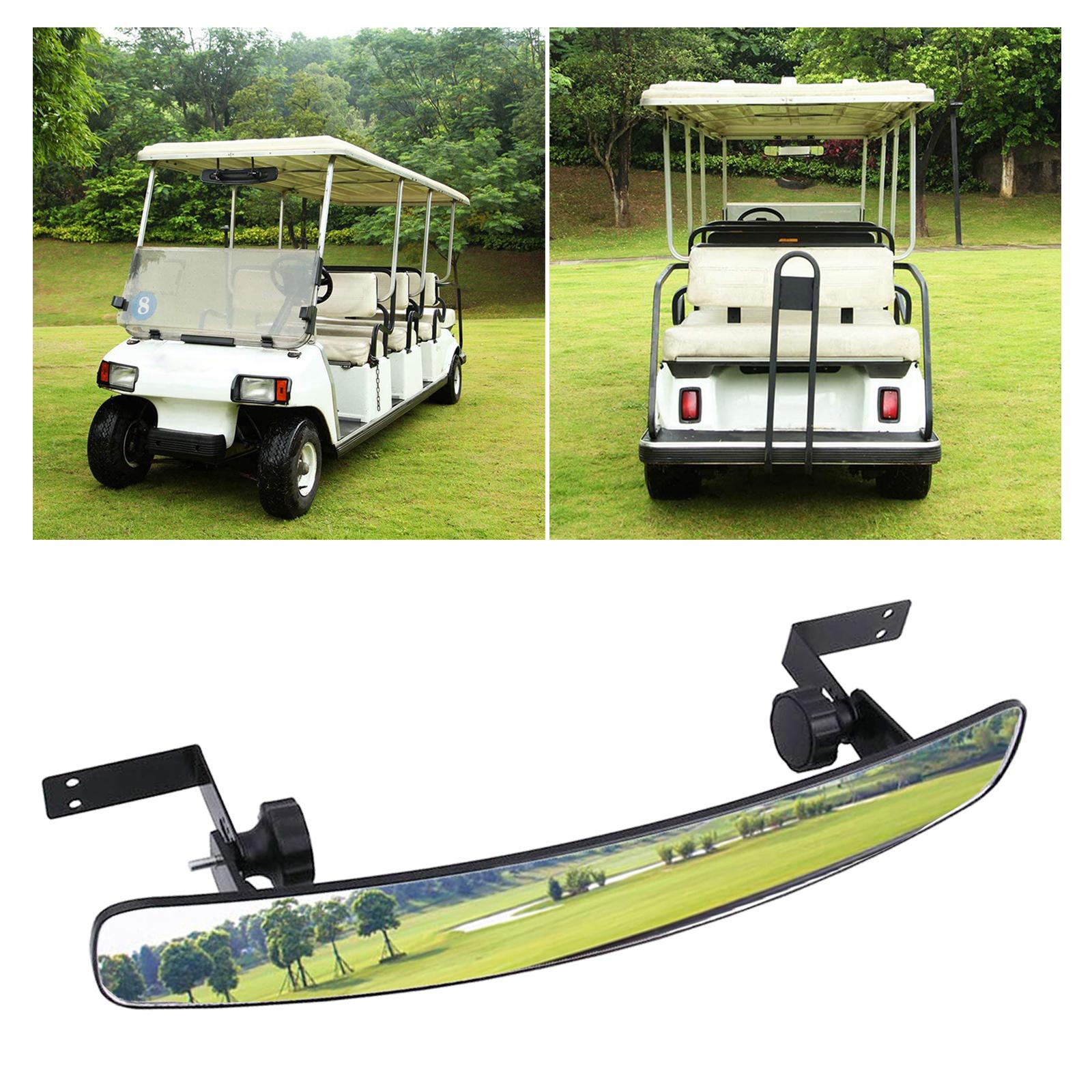 Golf Cart Accessories 180 Degree Convex Mirror Rear View for  UTV ATV