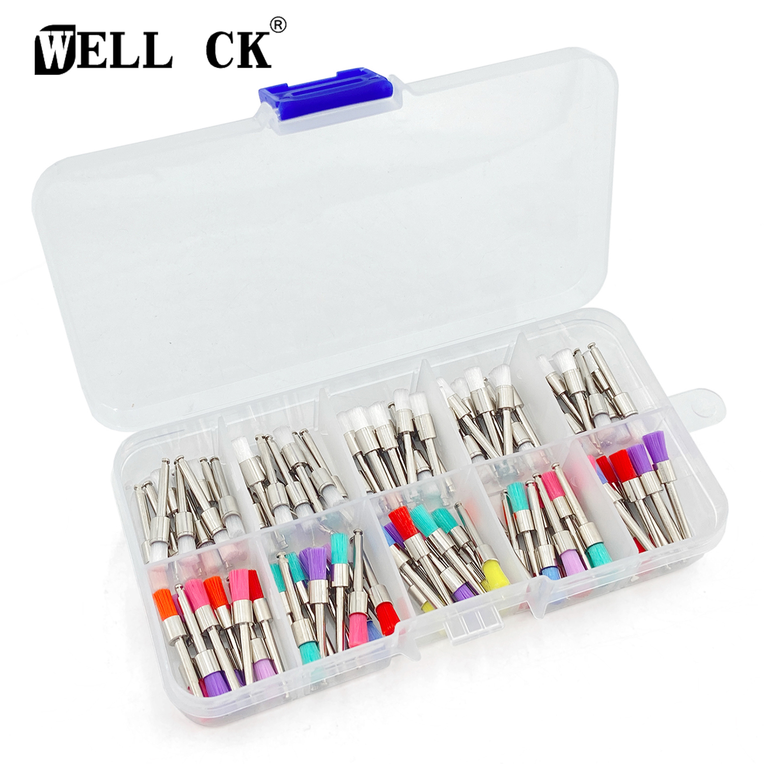 Best of WELL CK 100pcs Dental Materials Prophy Prophylaxis Brush Colour White Nylon Polishing Brushes RA Shank 2.35mm Dentistry Polisher Reviews & Tips