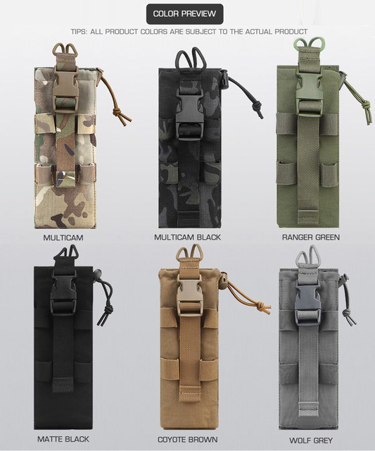 Pochette Radio Tactique MOLLE – Pour Talkie-walkie PRC 152/148, Légère, Durable, Idéale Airsoft, Chasse !