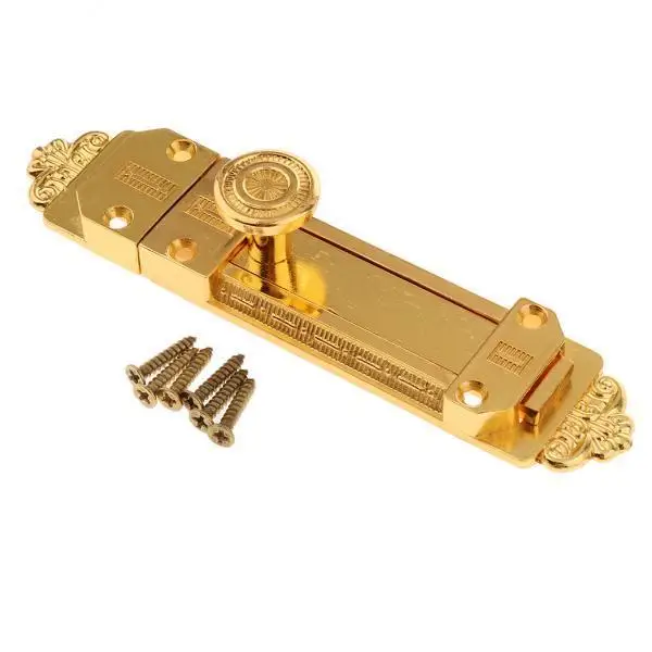 2X Door Window Bolt Lock Latch Door Fastener Classic Ancient Vintage  Gold
