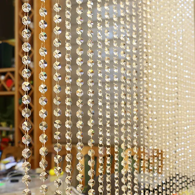 Crystal Glass Bead Curtain Living Room Bedroom Window Door Hanging Decor  Beads Thread Curtains Home Decoration Accessories - AliExpress