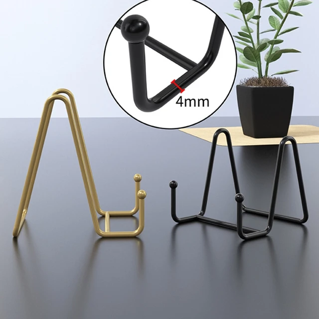 Plate Stands For Display - 6 Inch Plate Holder Display Stand + Metal Frame  Holder Stand For Decorative Plate,Photo Easel - AliExpress