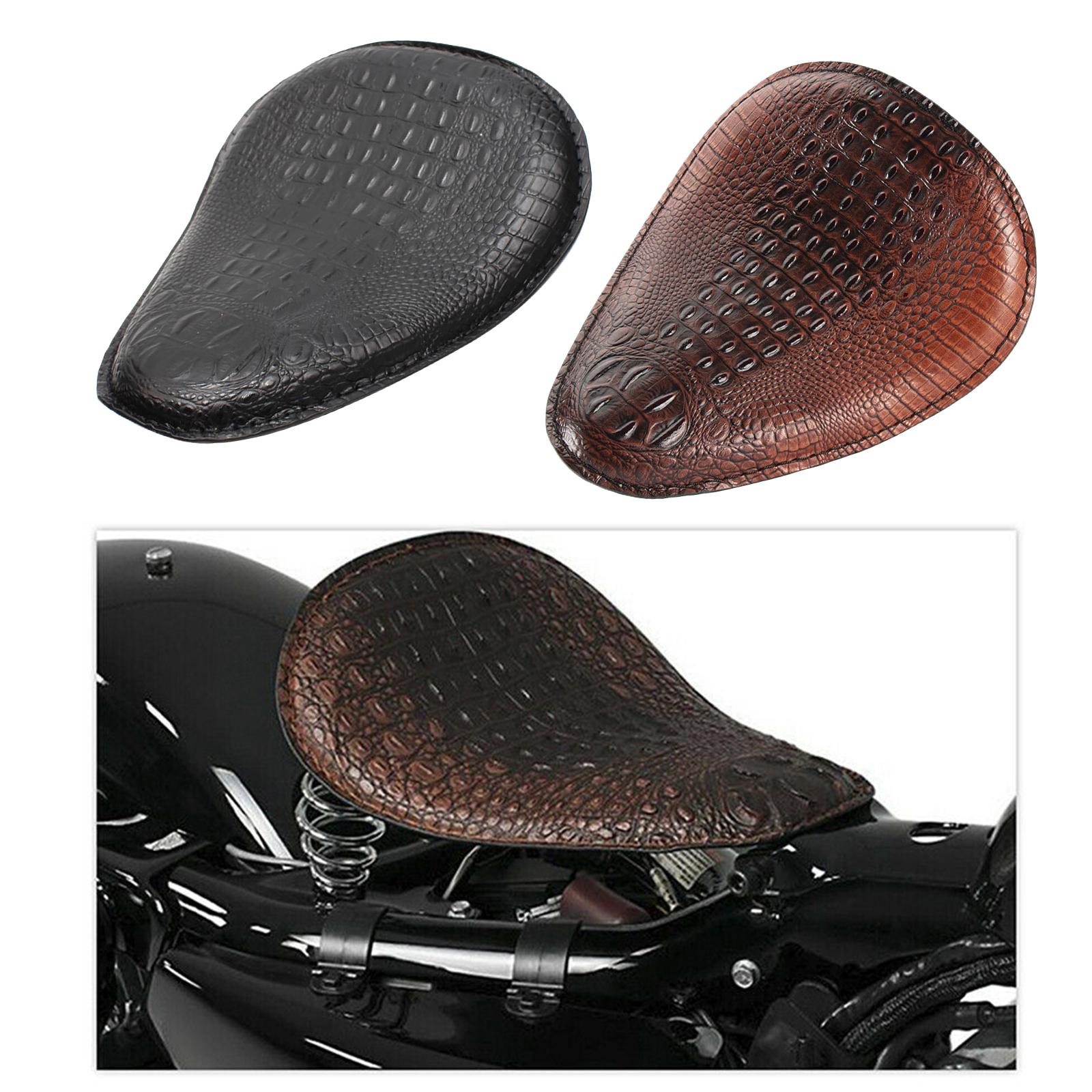 Motorcycle  Seat for    Custom Chopper Bobber Saddle Seat Brown
