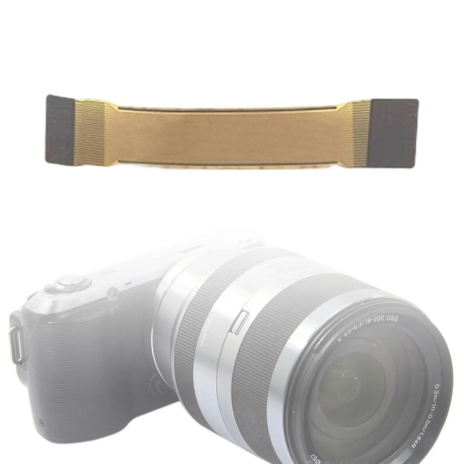 Digital Camera Lens Flex Cable, Replace Parts Professional Fpc Lens Line for 18-200mm Accessory