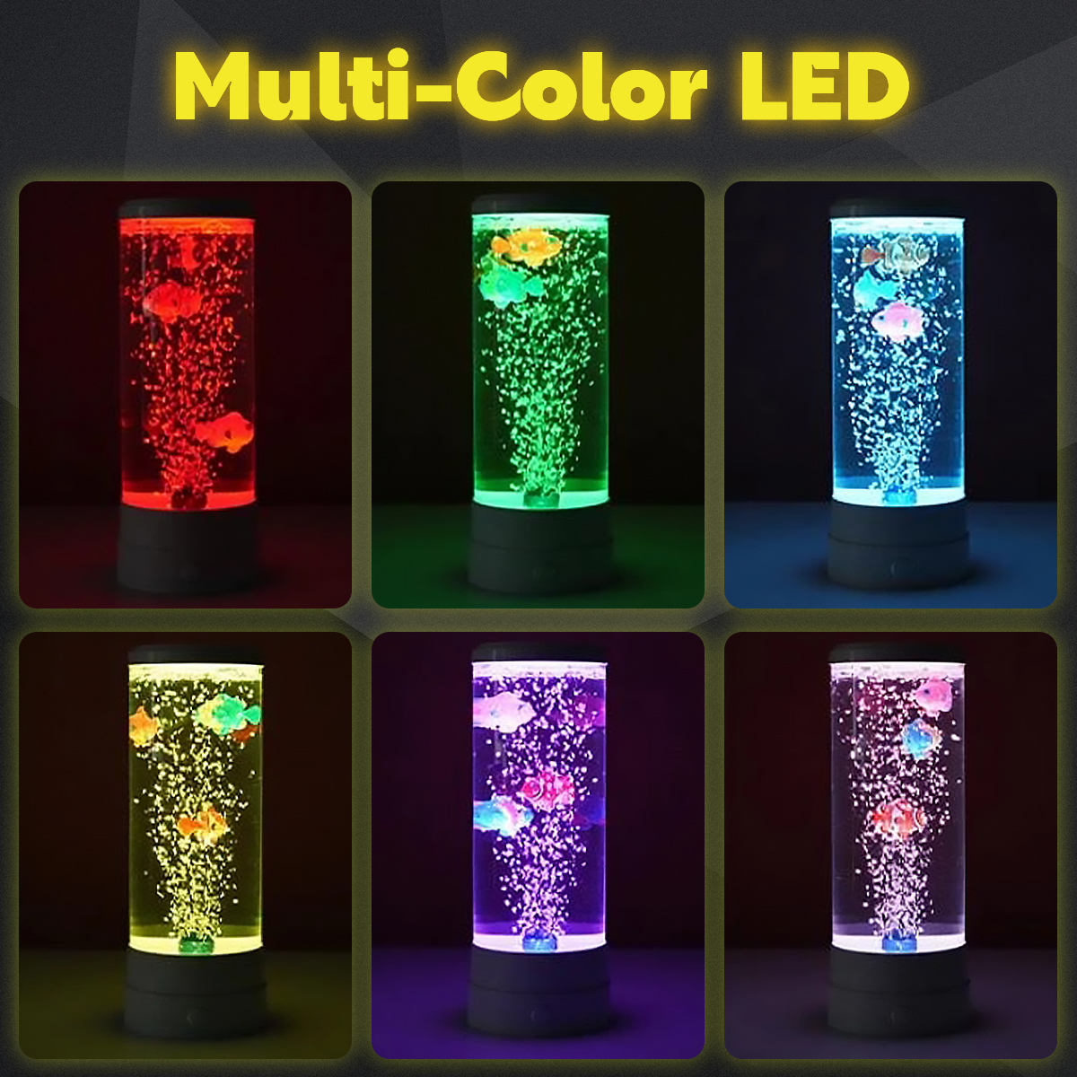 Title 8, Nouveau Kit De lampe à poisson LED multicolore ...