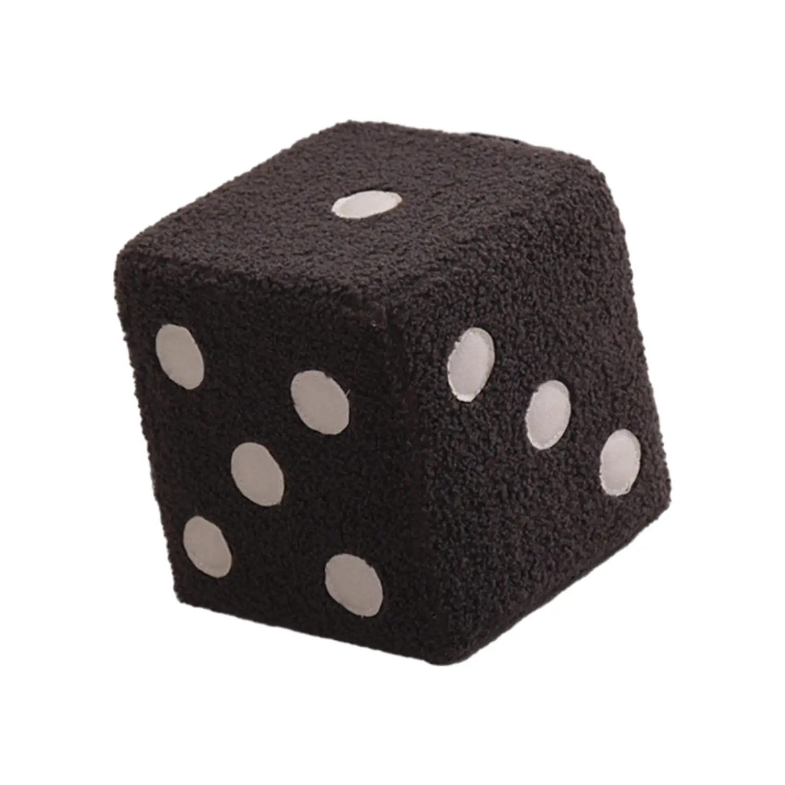 Dice Cube Ottoman, Dice Cubic Foot Stool, Small Non Skid Furniture Sturdy Base Foot Rest for Apartment Entryway Bedroom Couch