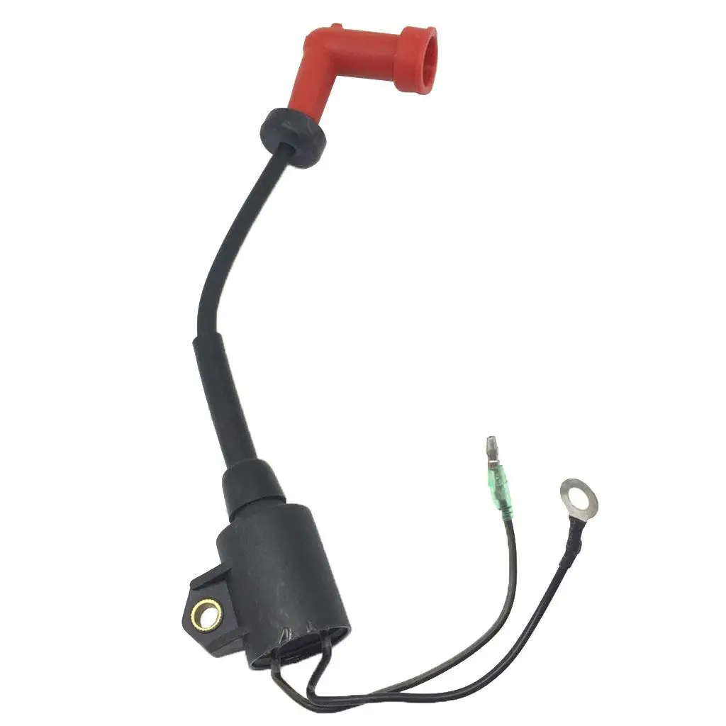 Outboard Ignition Coil with  DIY Part for Yamaha 9.9HP, 15HP (2 Stroke) Engine