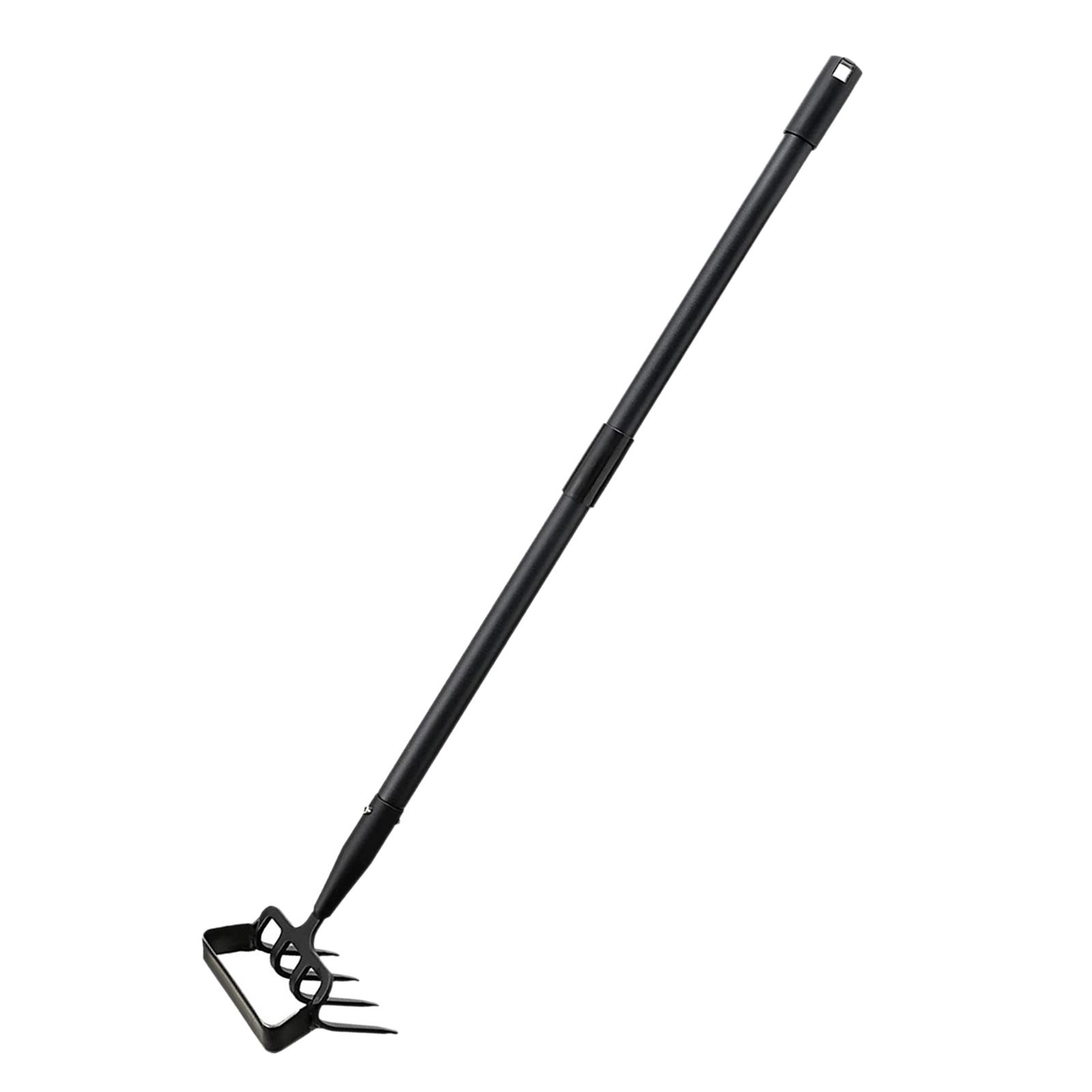 Stirrup Hoe and Cultivator Lightweight Heavy Duty with Long Handle Garden Weeder Hand Tool for Plowing Vegetable Gardening Lawn