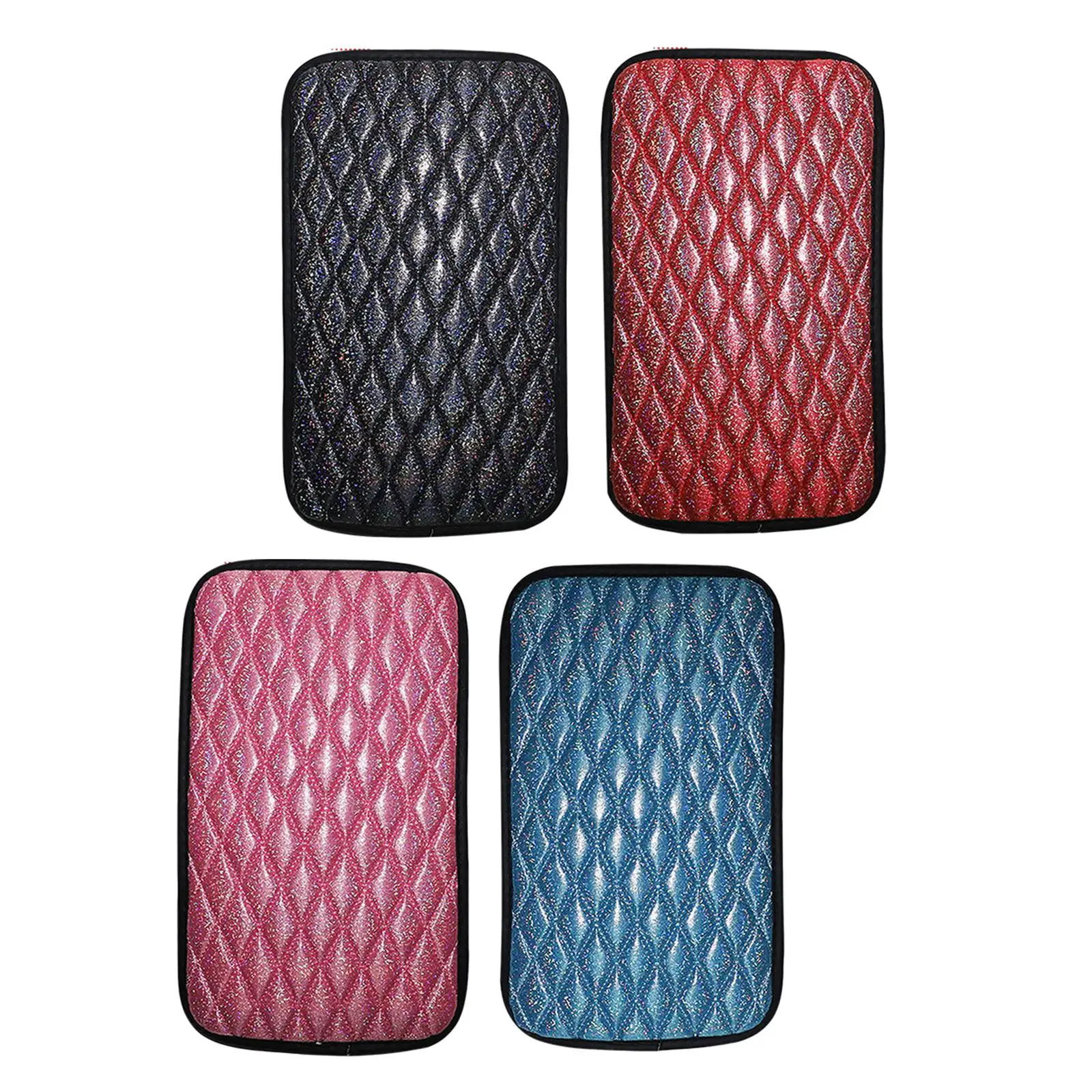 Car Armrest Pad Covers Center Console Armrest Cushion Cover Universal Car Armrest Box Pads for Minivans Vehicle RV Van SUV