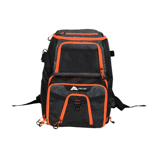 2023 Ozark Trail Elite Fishing Tackle Backpack with Bait Cooler Black AliExpress