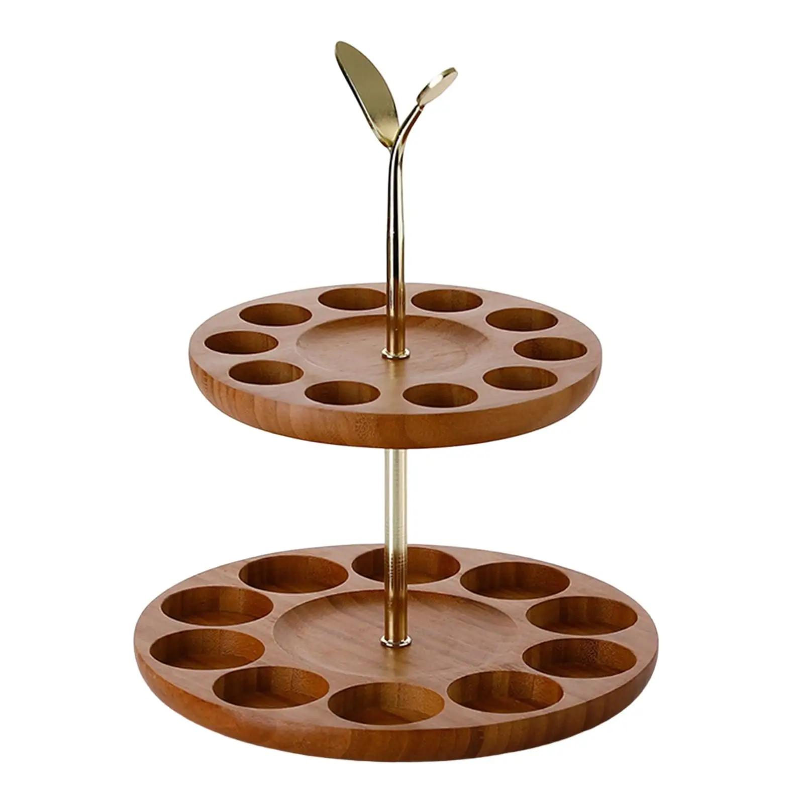 Drinking Cup Rack 2 Tiers Cup Drying and Serving Rack for Pantry Counter Bar