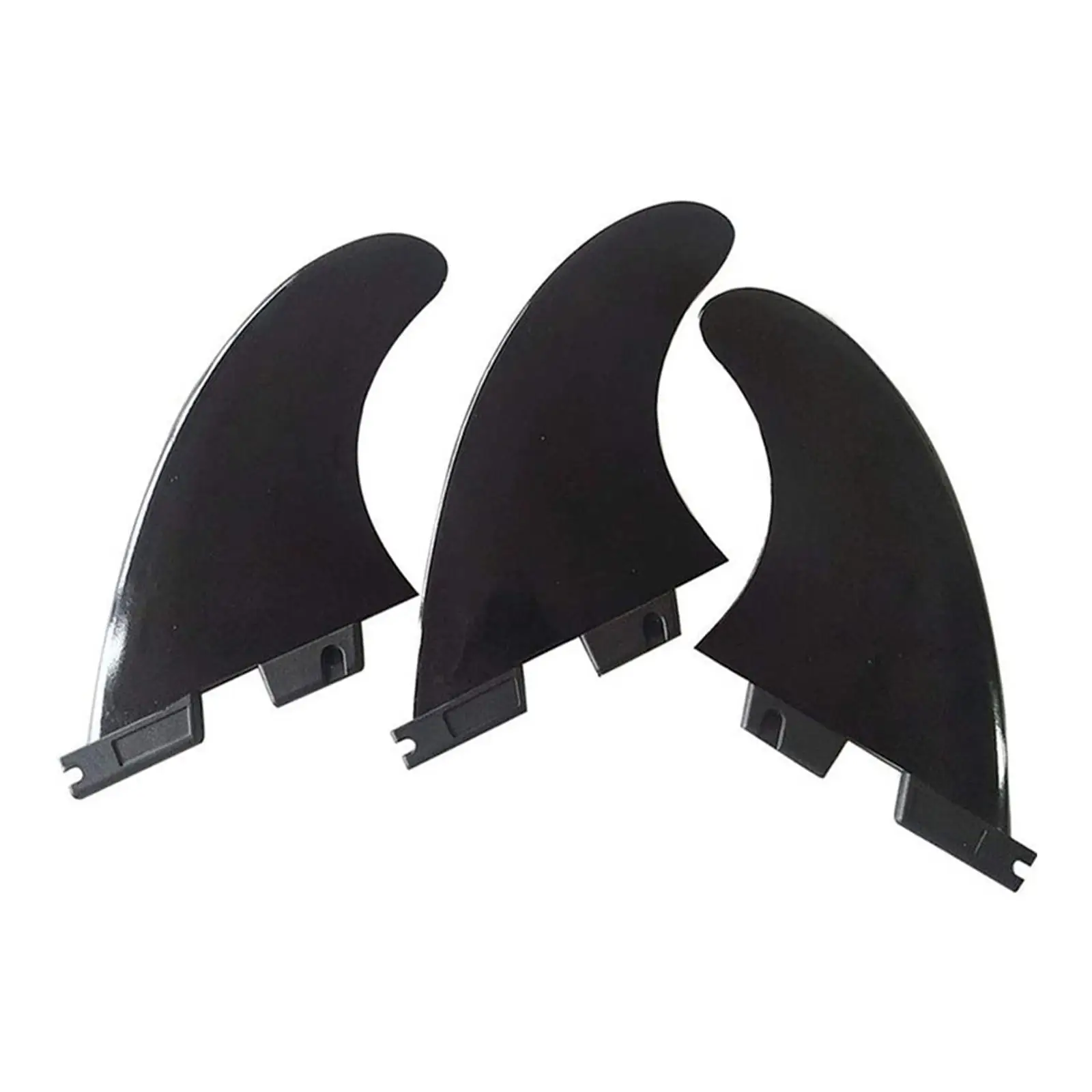 3Pcs Surfboard Fins Detachable Quick Release Surfing Fin Paddleboard Fin for